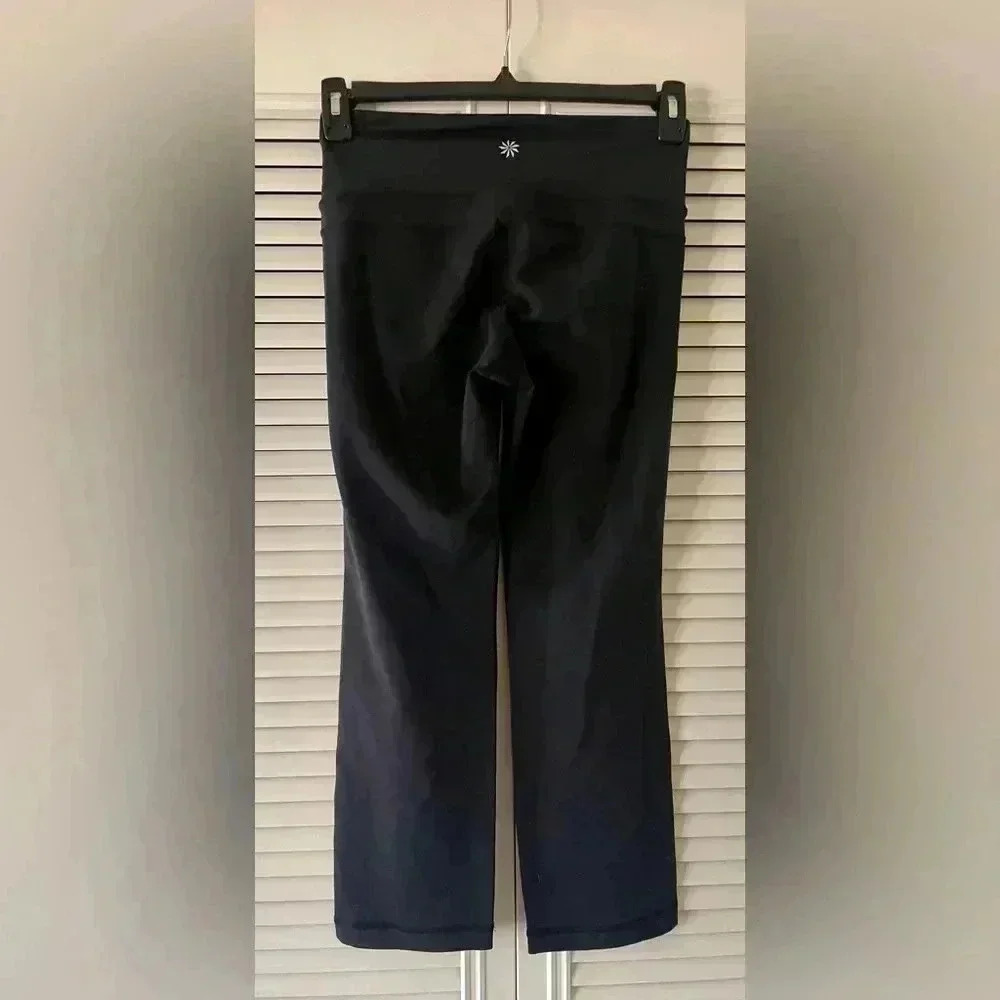 Athleta Women’s Straight Up Black Straight Leg Leggings SZ S - Picture 3 of 7